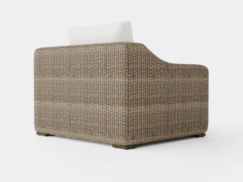 San Diego armchair vintage 3D Model