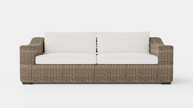 San Diego sofa vintage 3 seat including cushions 3D Model .c4d .max .obj .3ds .fbx .stl .blend 