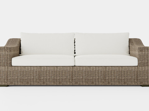 San Diego sofa vintage 3 seat including cushions 3D 모델