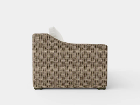 San Diego sofa vintage 3 seat including cushions 3D Model