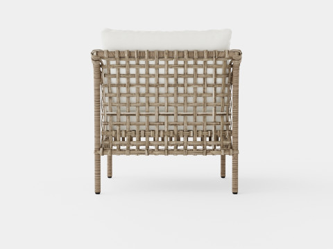 Santa Monica armchair classic grey 3D Model