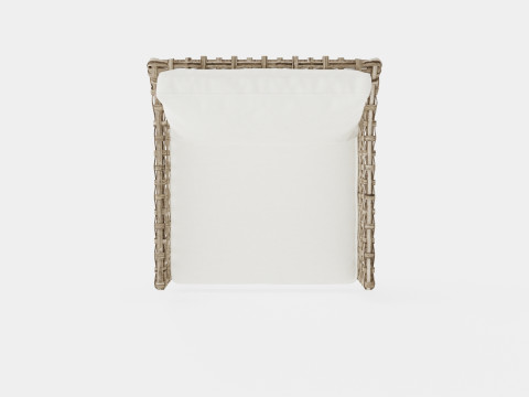 Santa Monica armchair classic grey 3D Model