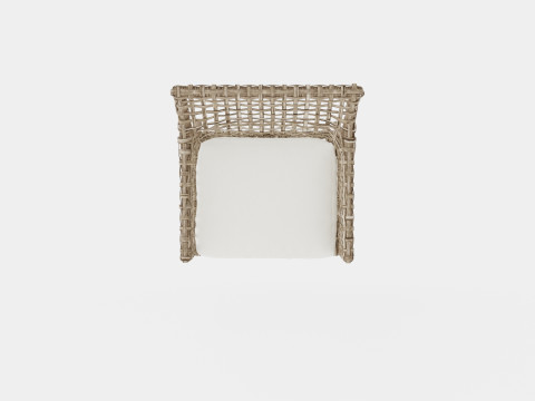 Santa Monica armchair grey 3D 模型