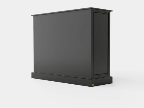 Комод Sebago чорний 3D Модель