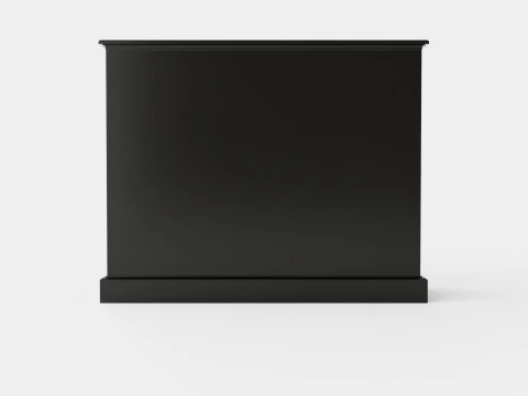 Комод Sebago чорний 3D Модель