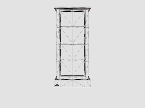 Комод Sebago чорний 3D Модель