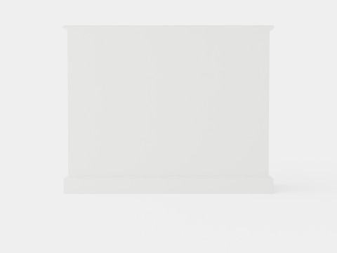 Sebago chest of drawers white 3D 模型
