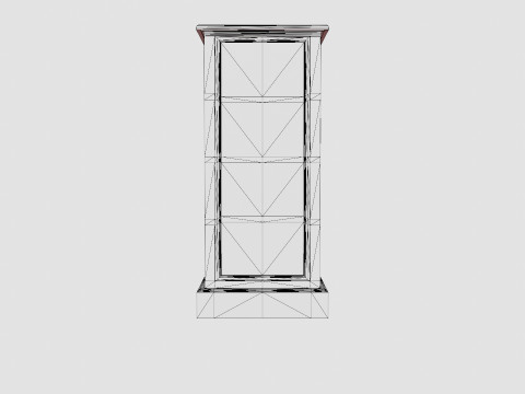 Sebago chest of drawers white 3D 模型
