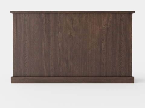 Seethrough LOW cabinet wenge 3Dモデル