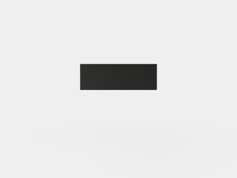 Seethrough display cabinet black white 3D Model