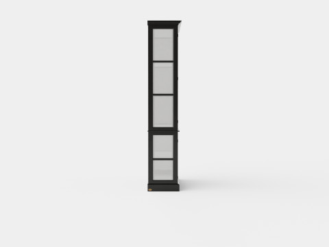 Seethrough display cabinet black 3D मॉडल