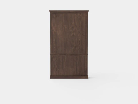 Seethrough display cabinet wenge 3D Model