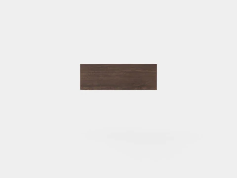 Seethrough display cabinet wenge 3D Model