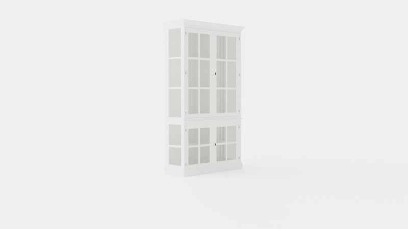 Seethrough display cabinet white Modelo 3D .c4d .max .obj .3ds .fbx .stl .blend 