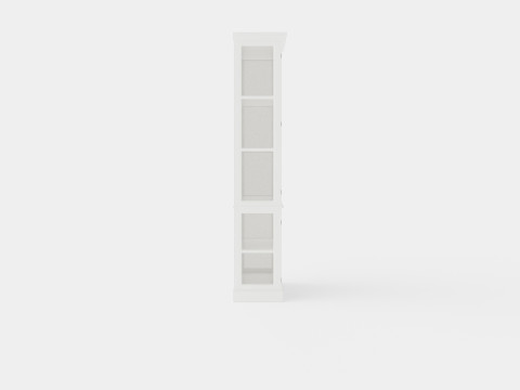 Seethrough display cabinet white Modelo 3D