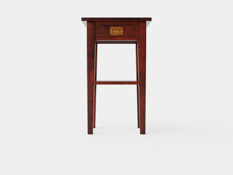 Sleepville side table English 3D-Modell