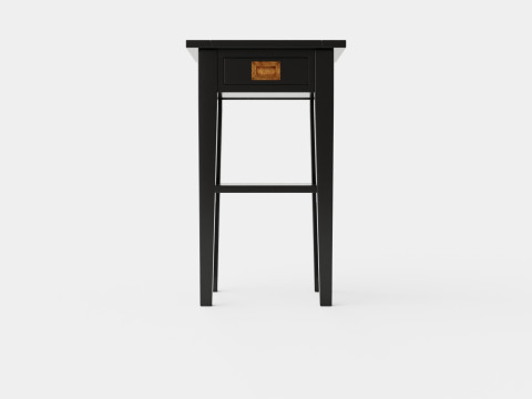 Sleepville side table black 3D 模型