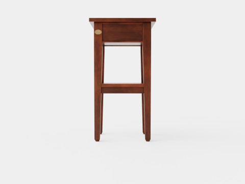 Sleepville side table rich brown 3D मॉडल