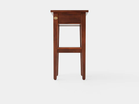 Sleepville side table rich brown 3D Model