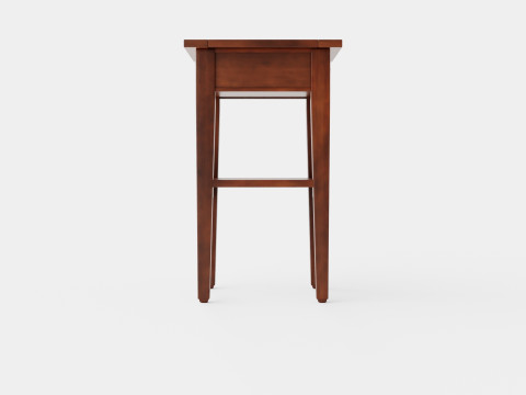 Sleepville side table rich brown 3D मॉडल
