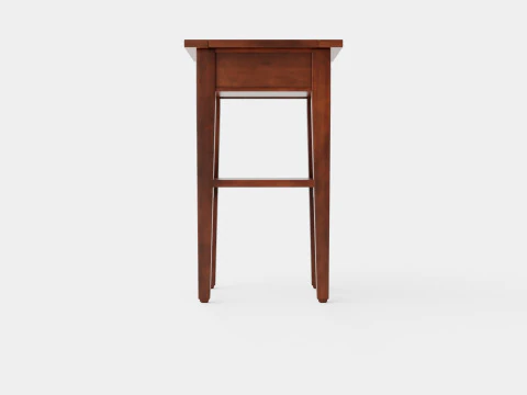 Sleepville side table rich brown 3D Model
