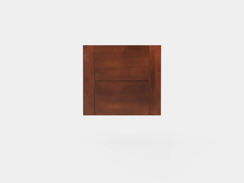 Sleepville side table rich brown 3D Model