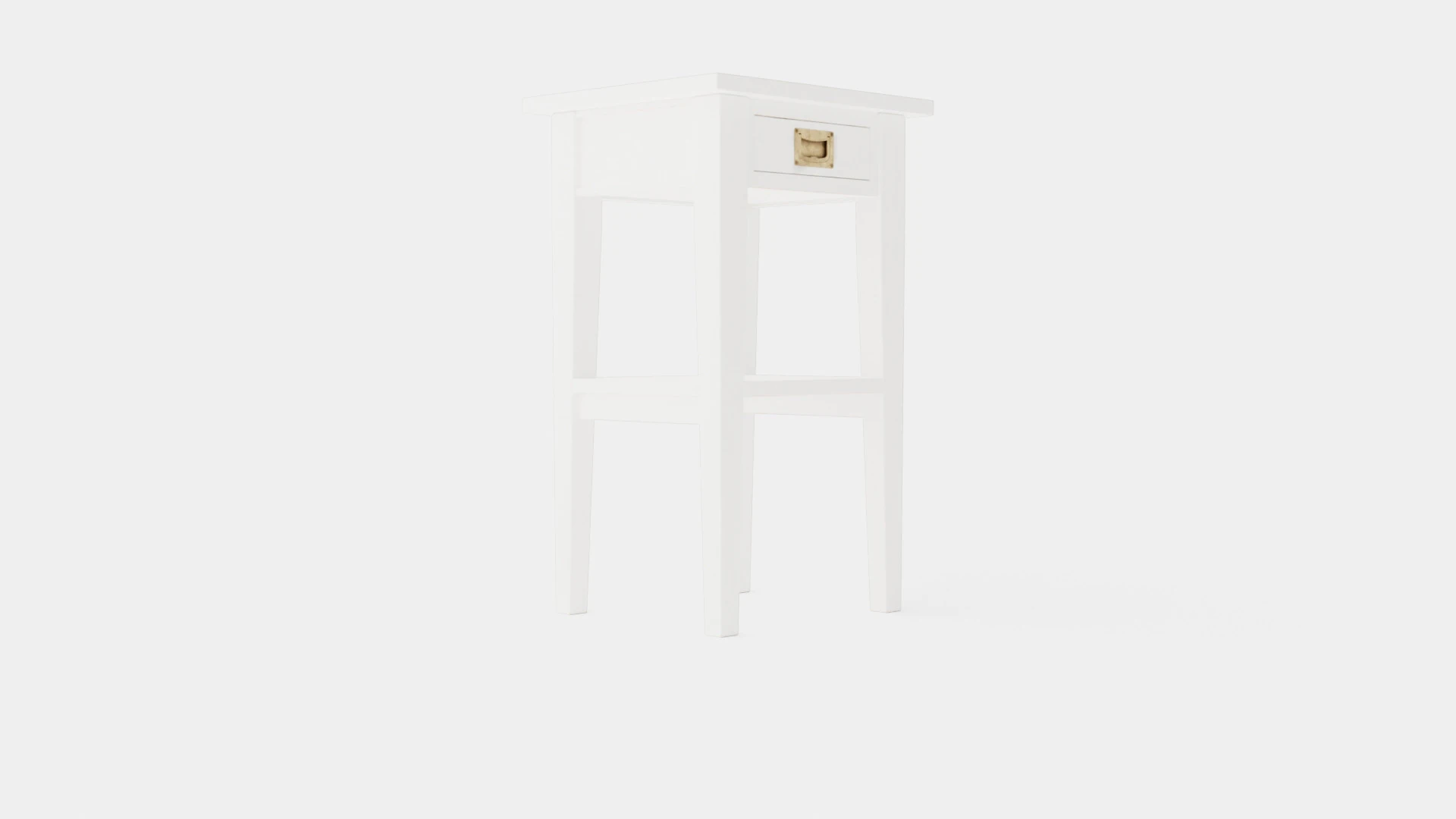 Sleepville side table white 3D Model .c4d .max .obj .3ds .fbx .stl .blend 