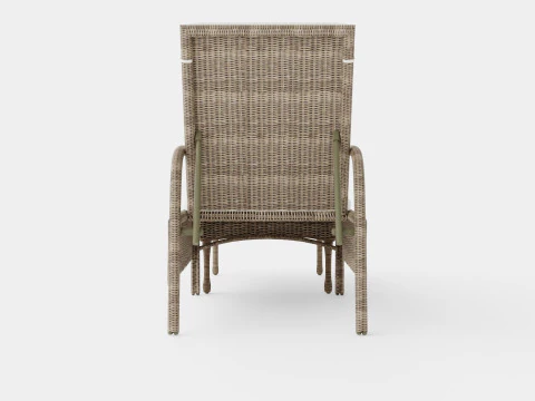 Tampa sun lounger vintage 3D Model