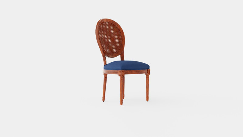 Victoria chair rich brown 3D Model .c4d .max .obj .3ds .fbx .stl .blend 