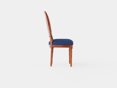 Victoria chair rich brown 3D Model