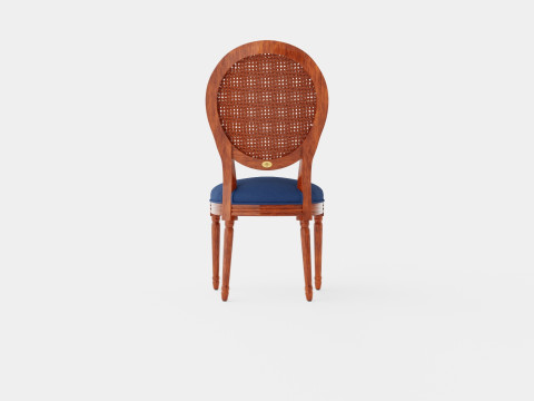 Victoria chair rich brown 3D Model