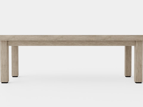Vintage coffee table charcoal 3D Модель