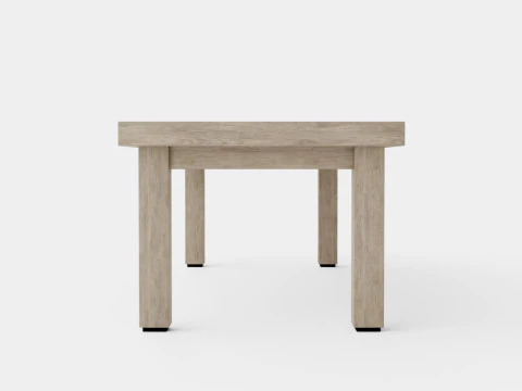 Vintage coffee table charcoal 3D Model