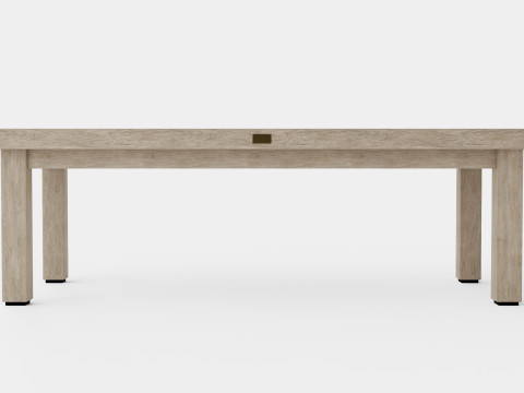 Vintage coffee table charcoal 3D Модель