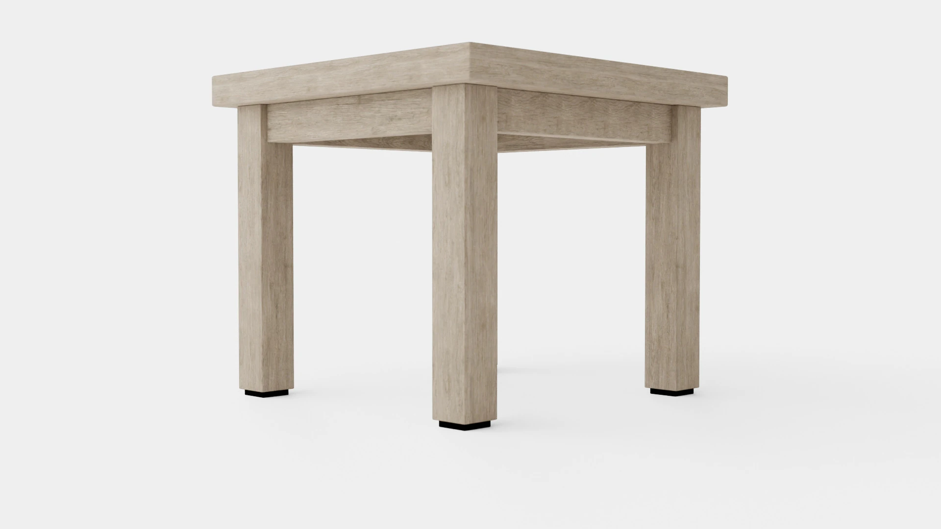 Vintage side table charcoal 3D Model .c4d .max .obj .3ds .fbx .stl .blend 