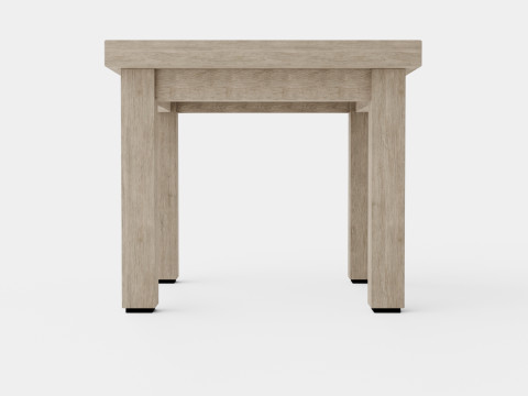 Vintage side table charcoal 3D Модель
