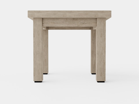 Vintage side table charcoal 3D Модель