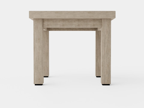 Vintage side table charcoal 3D Модель