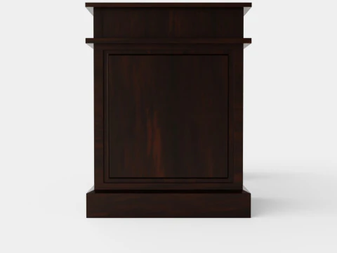 Wall Street desk English 3D Model