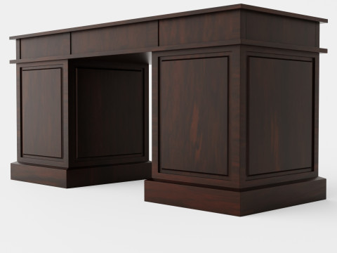 Wall Street desk English Modèle 3D