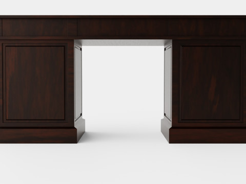 Wall Street desk English Modèle 3D