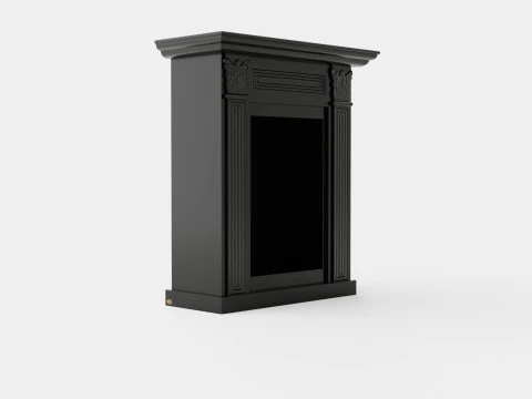 Warren Kamin schwarz 3D Modell