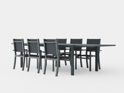 Palermo Dining Set 3D Model