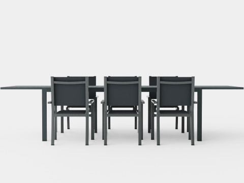 Palermo Dining Set Model 3D