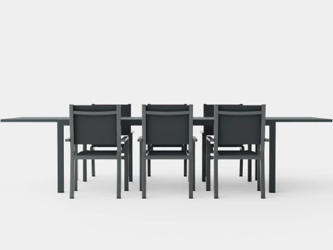 Palermo Dining Set 3D Model