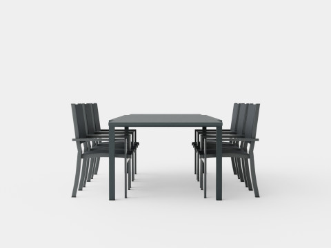 Palermo Dining Set Model 3D