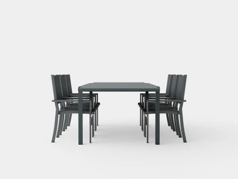 Palermo Dining Set 3D Model
