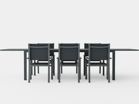 Palermo Dining Set Model 3D