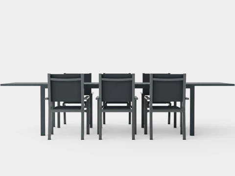 Palermo Dining Set 3D Model