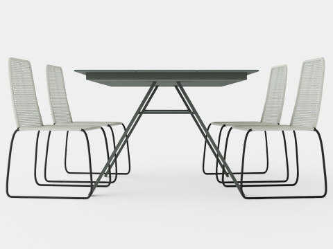 Davo Dining Set 3Dモデル